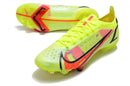 Chuteira Nike Mercurial Vapor 14 Elite Campo - Verde e Vermelho