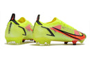 Chuteira Nike Mercurial Vapor 14 Elite Campo - Verde e Vermelho